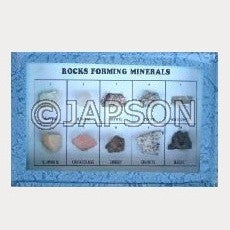 Forming Minerals Set, Collection of 10 Rocks Forming Minerals Forming Minerals Set, Collection of 10 Rocks Forming Minerals
